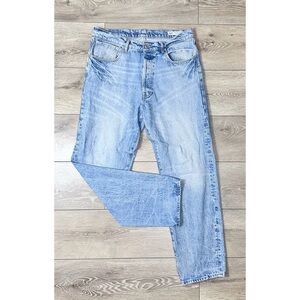 Zara ZW Collection Baggy Mid Rise Jeans